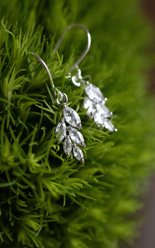Sparkly Leaves (Silver)