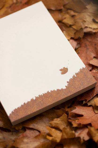Falling Leaf Notepad